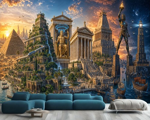 Seven wonders fantasy art - fantasy,